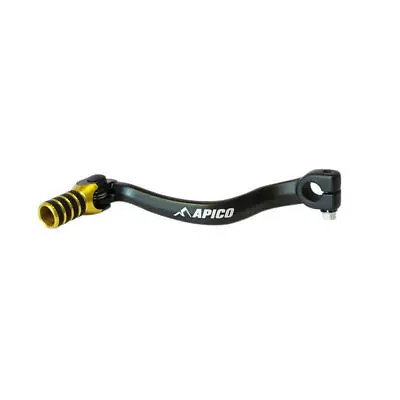 Apico Elite schakelpook zwart / geel Suzuki RM 125 89-08 Gecertificeerd