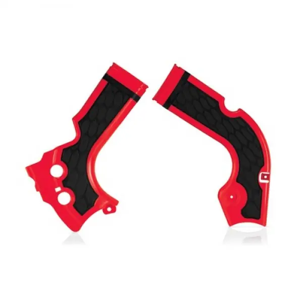 Gratis Verzending Acerbis X-Grip frame beschermers rood / zwart Honda CRF 250R 14-17 & CRF 450R 13-16