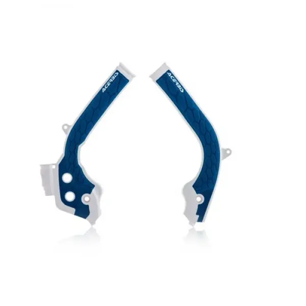 Koop Vandaag Acerbis X-Grip frame beschermers wit / blauw KTM SX 125/150 2016-2018 & SX 250 2017-2018 & SX-F 250/350/450 2016-2018 & EXC 250/300 2017-2019 & EXC-F 250/350/450/500 2017-2018 & Husqvarna TC 125 2016-2018 & TC 250 17-18 & TE 250/300 2017-2018 & FC 250/350/450 2016-2018