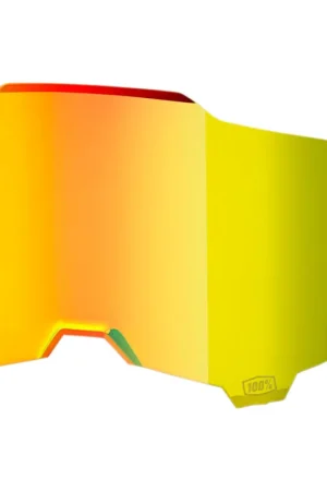 100% Goud Spiegel Lens voor 100% Armega crossbril Direct Verzonden