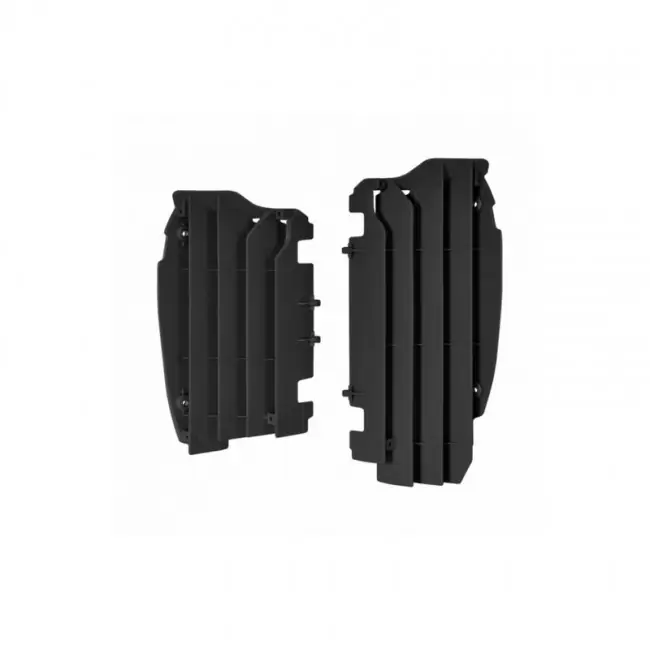 Exclusieve Aanbieding Polisport radiator lammellen plastic Zwart Kawasaki KX 450F 12-15