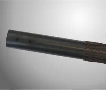 Achteras 50mm x 1040mm x 2mm voor KZ Goldspeed zwart (5 hardheden) Merkproduct