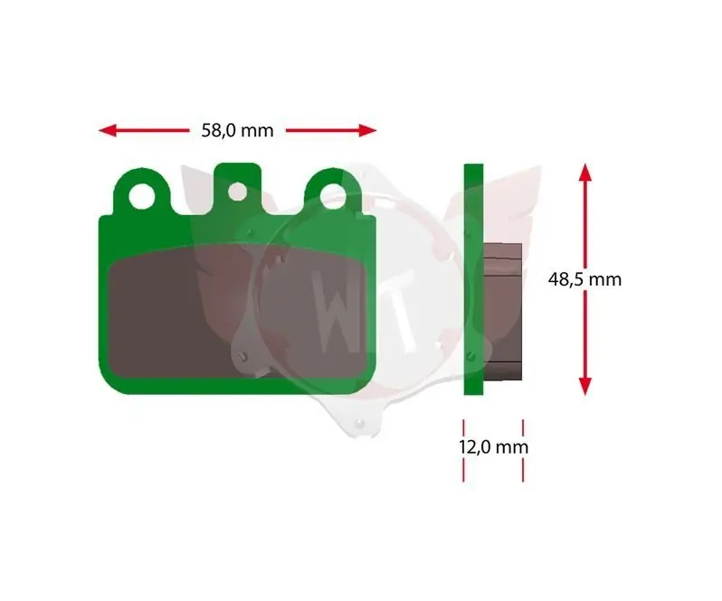 Dagaanbieding CRG VEN05 remblokken achterrem groen (sinter)
