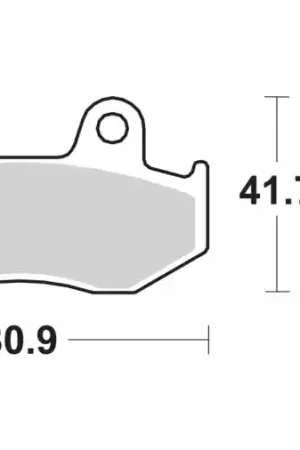 125HF BRAKE PADS ORGANIC Koop Vandaag