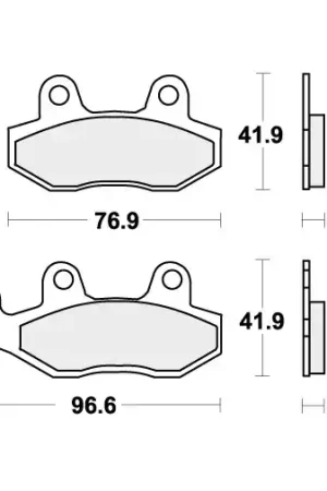 Weekendaanbieding 611SI BRAKE PADS SINTER