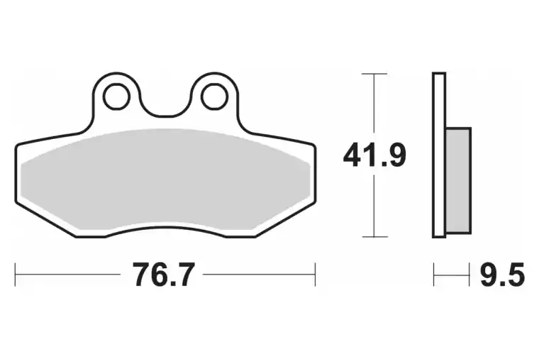 Hete Deal 190HF BRAKE PADS ORGANIC