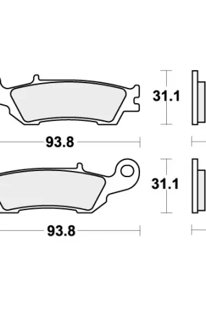 Weekendaanbieding 840SI BRAKE PADS SINTER