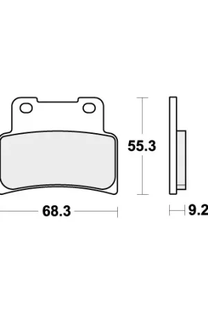 Veilige Betaling 844HS BRAKE PADS SINTER