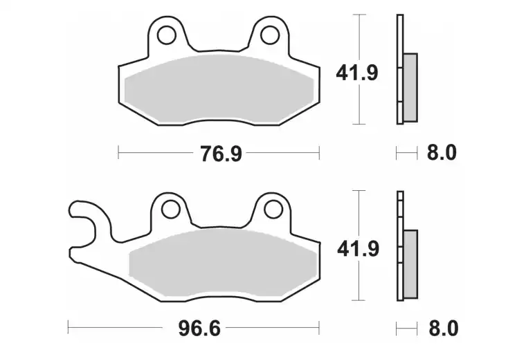 197MS BRAKE PADS SINTER Rechtstreeks Van De Fabrikant