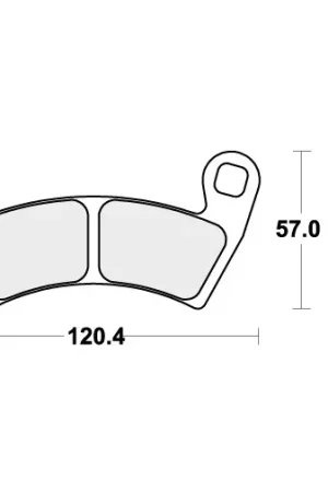 Voordeelprijs 897ATS BRAKE PADS SINTER