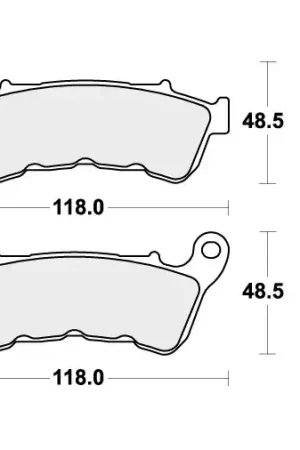Voordeelprijs 934H.CT BRAKE PADS ORGANIC