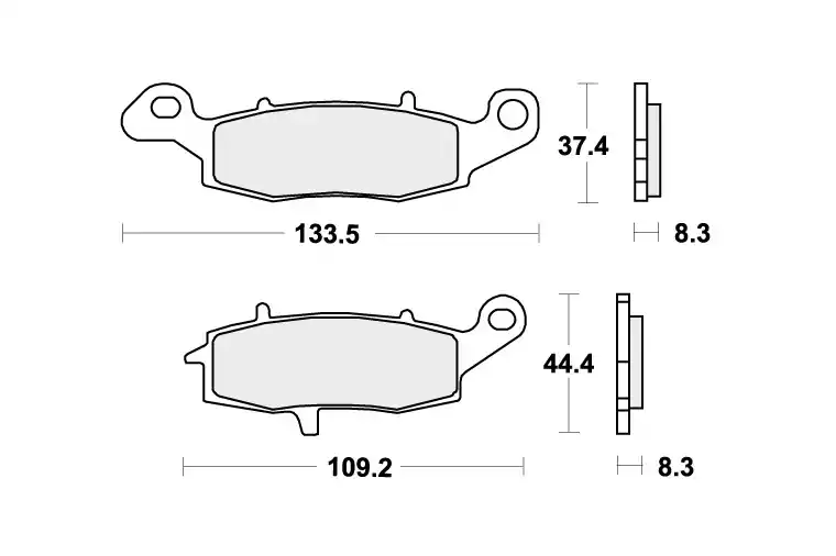 704SP BRAKE PADS SINTER EVO Voordeelprijs