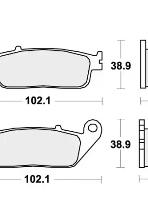 Weekendaanbieding 700DS-2 BRAKE PADS SINTER RACING