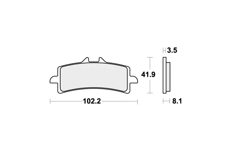 Koop Online 841RST BRAKE PADS SINTER SPORT