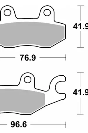 Voordeelprijs 955RST BRAKE PADS SINTER SPORT