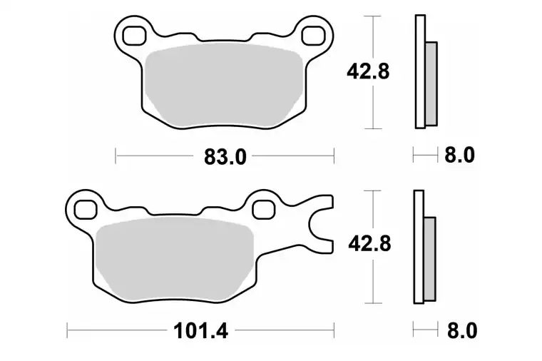 1001PSI BRAKE PAD SINTER EVO Veilige Betaling