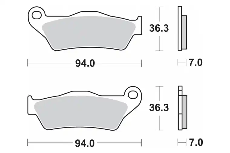 1003LS BRAKE PADS SINTER Gratis Retour