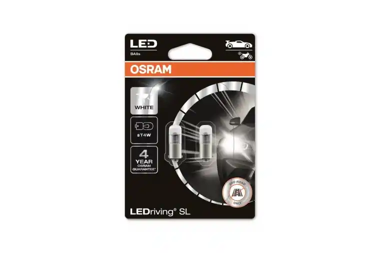 12V 0,8W T4W BA9S LEDRIVING SL WHITE 6000K Koop Vandaag