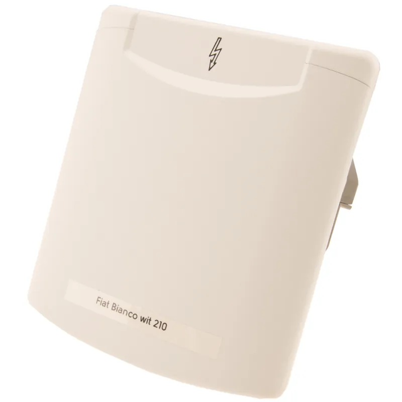 Goedkoop Inbouwdoos CEE 230V aansluiting Fiat Bianco Wit 210 Dethleffs Knaus