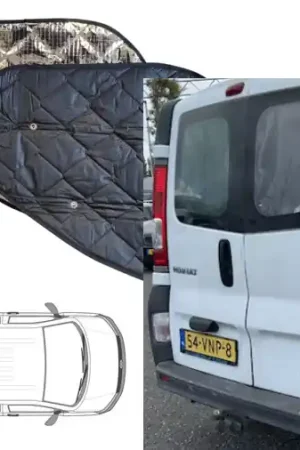 Lage Kosten Raamisolatie Renault Trafic/Vivaro 2002-2014 Black line achterzijde deuren