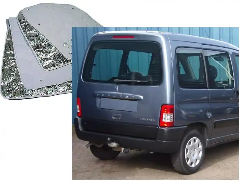 Raamisolatie Peugeot Partner Citroen Berlingo Achterramen tot BJ 04/2008 5 delig Gereduceerde Prijs