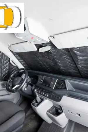 Raamisolatie Fiat Ducato BJ 1993-2006 Met magneten Black line Voorzijde Koopje