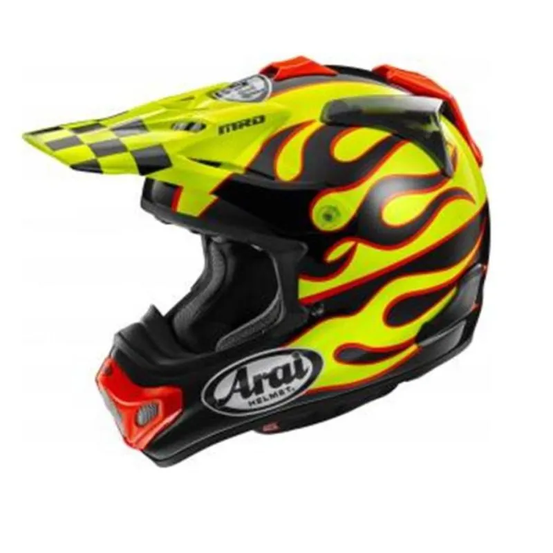 Arai | Crosshelm MX-V Evo Flame Yellow Weekendaanbieding
