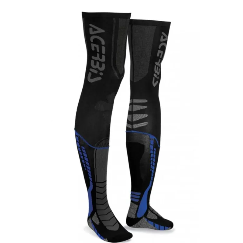 Veilige Betaling Acerbis | Cross Sokken X-Leg Pro Zwart/Blauw