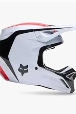 Finale Uitverkoop Fox | Crosshelm V1 Flow Wit/Rood