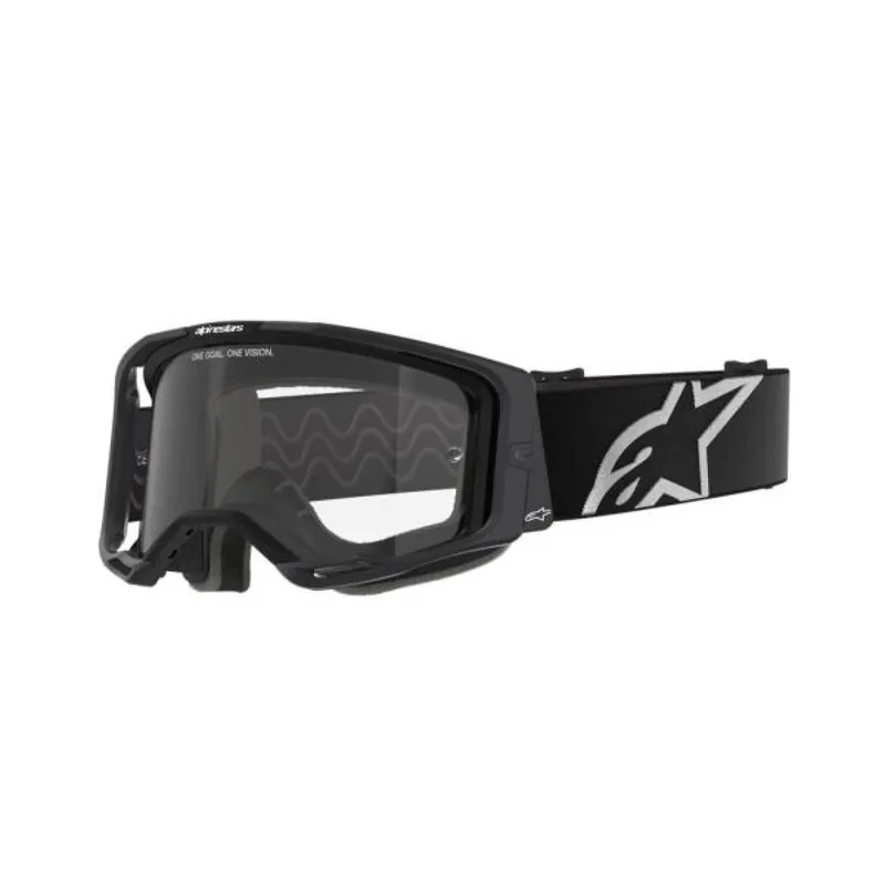 Beperkt Aanbod Alpinestars | Crossbril Vision 8 Zwart Doorzichtig