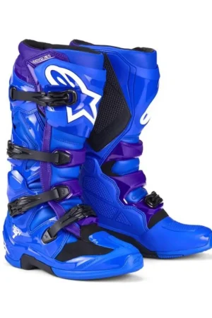 Aanbieding Alpinestars | Crosslaarzen Tech 7 Blauw / Paars