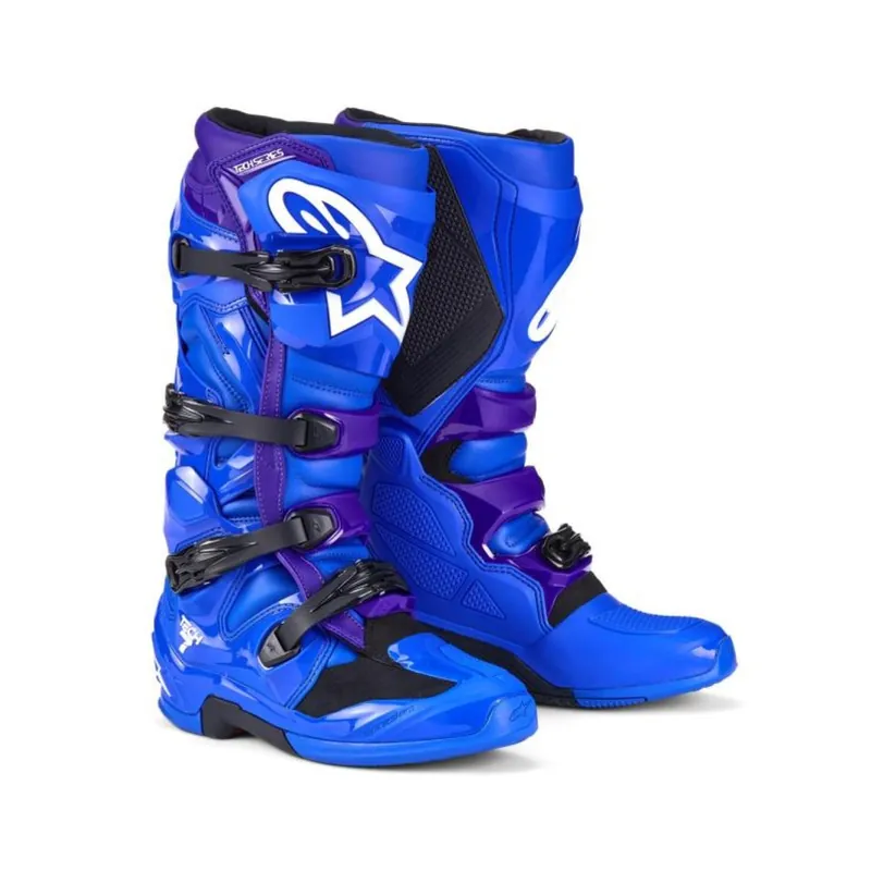Aanbieding Alpinestars | Crosslaarzen Tech 7 Blauw / Paars