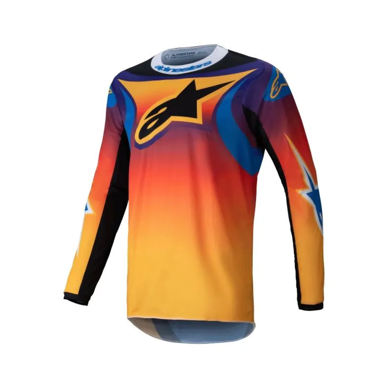 Alpinestars | Shirt Fluid Wurx Oranje / Blauw Gratis Retour