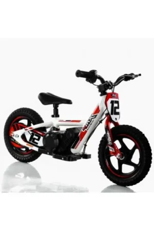 4MX | Elektrische Loopfiets Wit / Rood 12" Must-Have