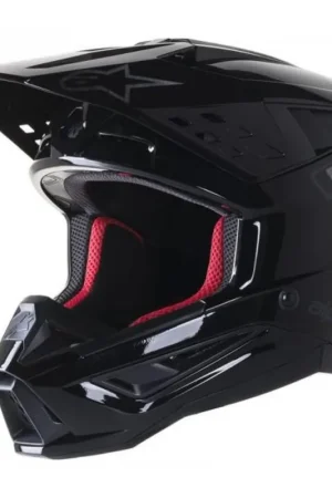 Weekendaanbieding Alpinestars | Crosshelm S-M5 Scout Gloss Zwart / Zilver