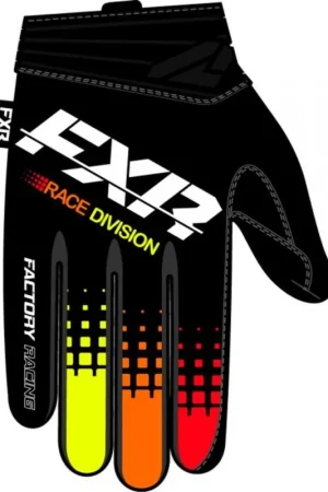 Seizoensaanbieding FXR | Crosshandschoenen Prime Zwart / Rood / Oranje