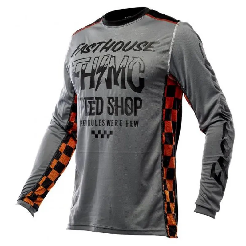 Fasthouse | Shirt Grindhouse Brute Grijs / Rood Gereduceerde Prijs