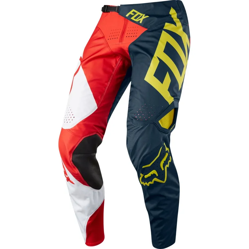 Fox | Jeugd Crossbroek 360 PREME Blauw / Rood Weekendaanbieding