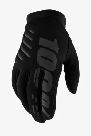 100% | Handschoenen winter Brisker Zwart/Grey Laatste Versie