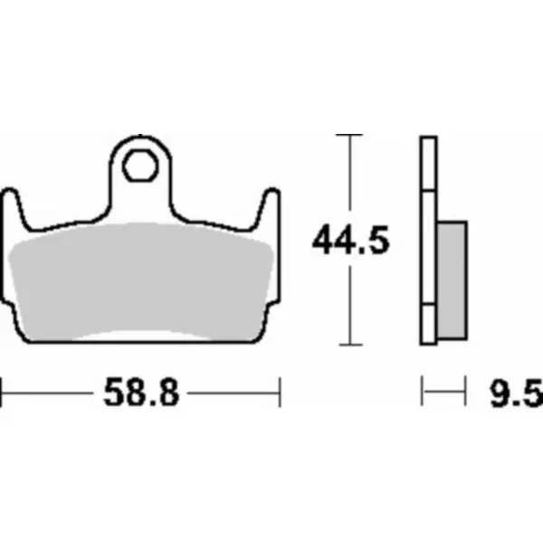 Direct Beschikbaar remblokset sbs achter past op jet4-4t, x8r 129hf