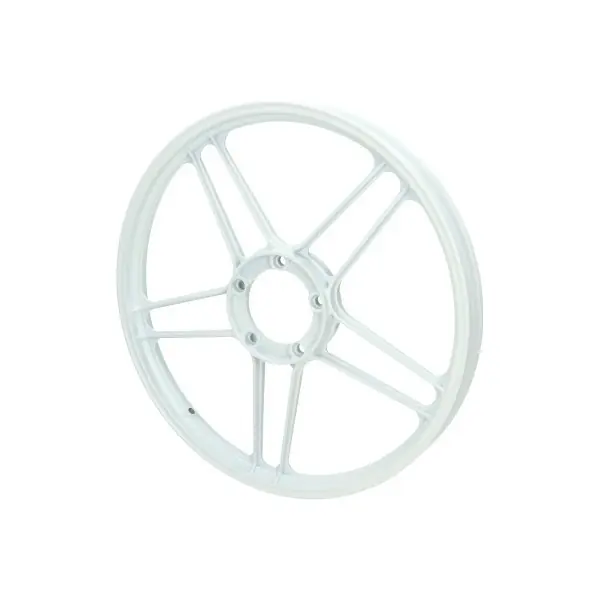 wiel ster voor/achter 17 inch wit past op maxi, puch Must-Have