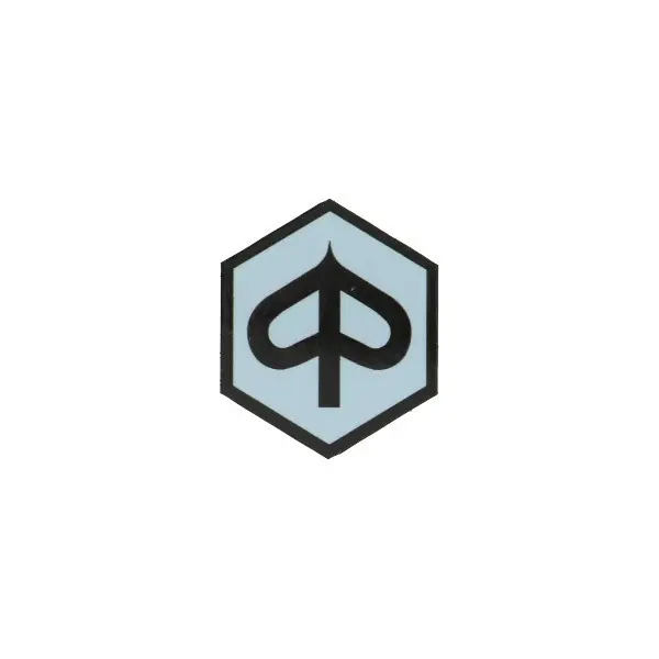 Flitsaanbieding sticker logo voorscherm zeskant grijs/zwart past op zip2000