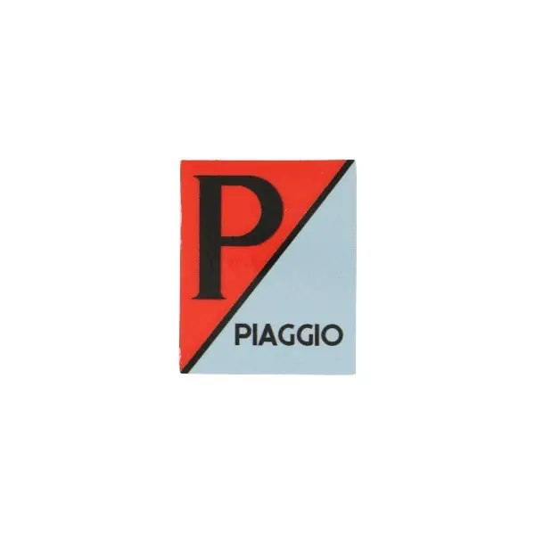 sticker logo voorscherm grijs/rood past op lx, piaggio, primavera, sprint Hoge Kwaliteit