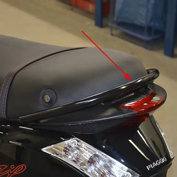 oppakbeugel Regia (made in EU) achter zwart glans past op zip2000 Lage Kosten