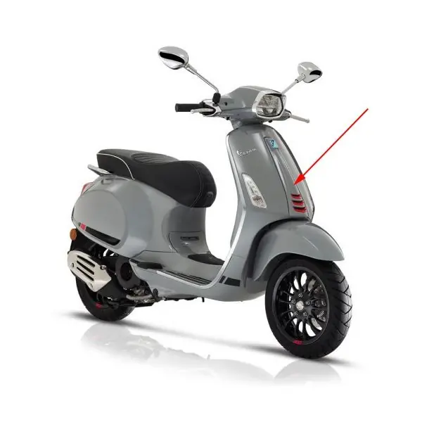 voorscherm Piaggio origineel midden nardo grijs lucido 715/C past op sprint 4t (euro4) 1b005209000ht Fabrieksprijs
