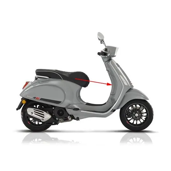 Finale Uitverkoop beenschilddeksel Piaggio origineel nardo grijs lucido 715/C past op sprint 4t (euro4) 67361800ht