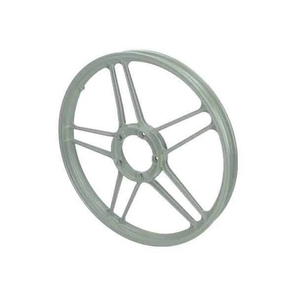 Gecertificeerd wiel ster 17 inch voor/achter grijs past op maxi, puch