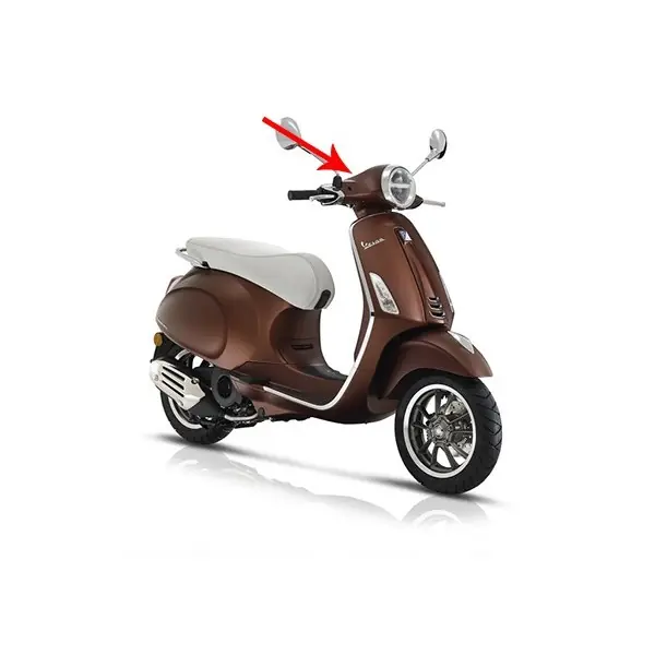 stuurkap Piaggio origineel boven mat bruin 139/a past op primavera 67364600ml Seizoensaanbieding