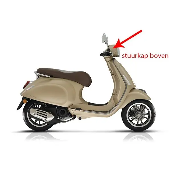 Aanbieding stuurkap Piaggio origineel boven matt beige 516/A past op primavera 67364600q9