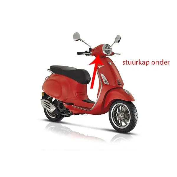 stuurkap Piaggio origineel onder mat rood 896/a past op primavera 1b005469000s8 Tijdelijk Beschikbaar